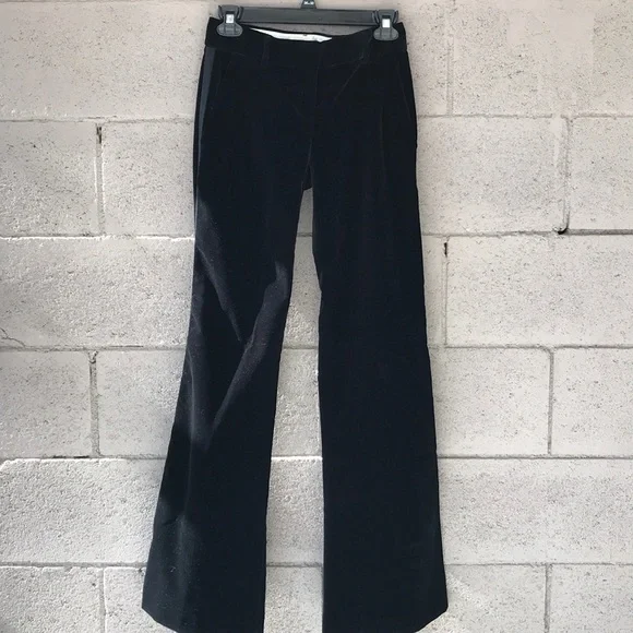 COPY - Theory velvet tuxedo pants w/satin side stripes - Picture 1 of 11